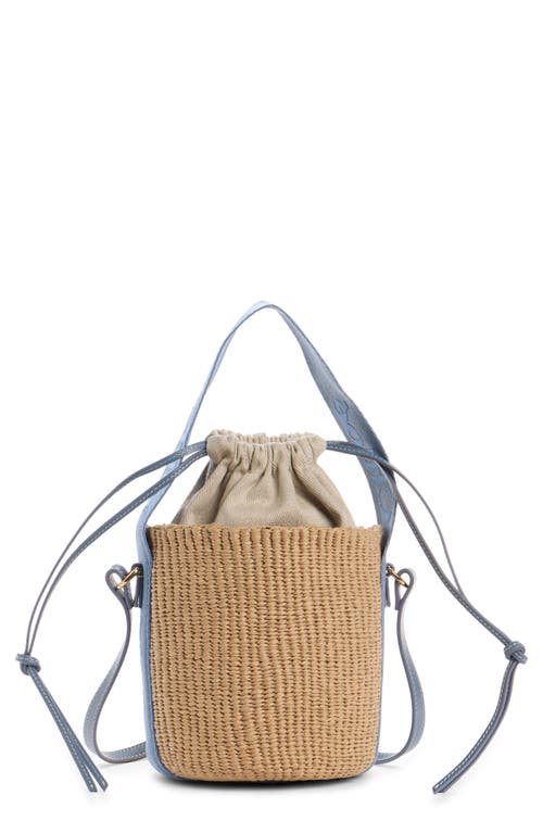 Chloé Small Woody Basket Bucket Bag in Ashes Blue at Nordstrom