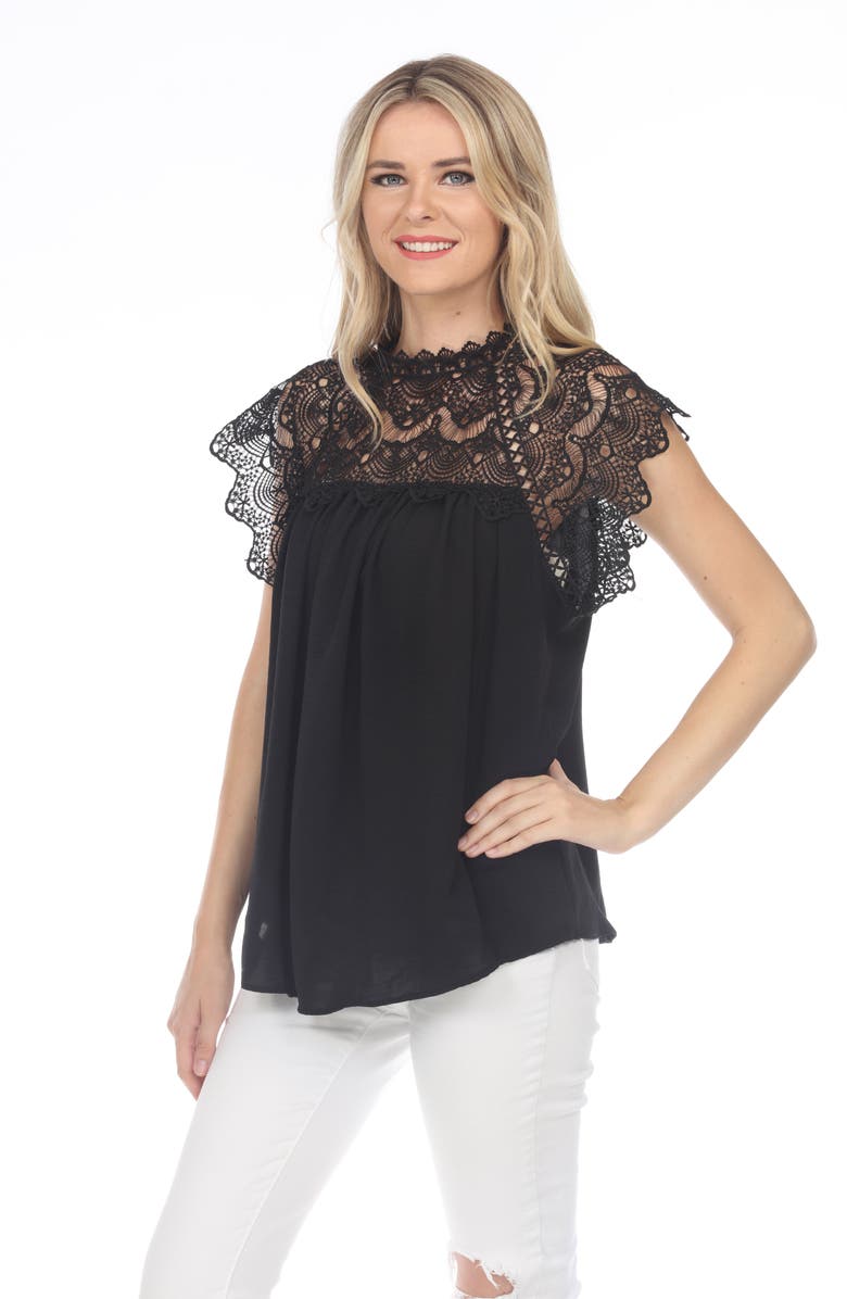 RAIN Airflow Lace Top, Alternate, color,