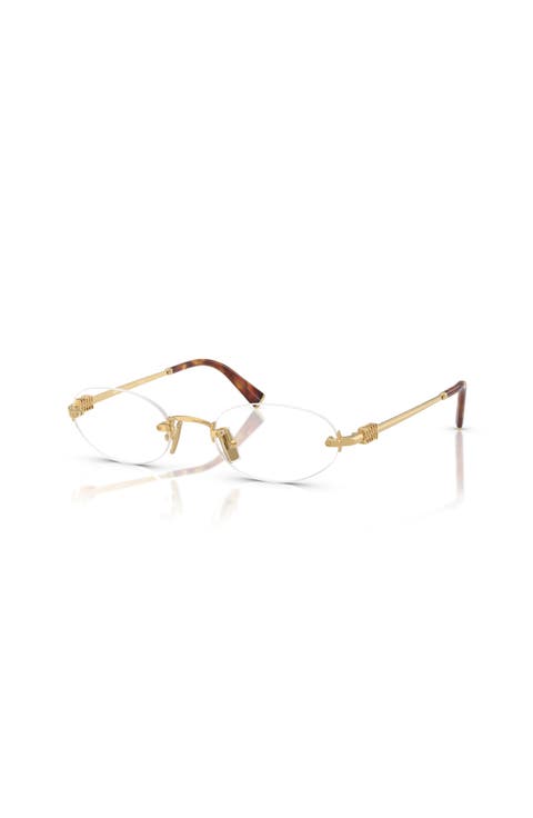 53mm Oval optical glasses