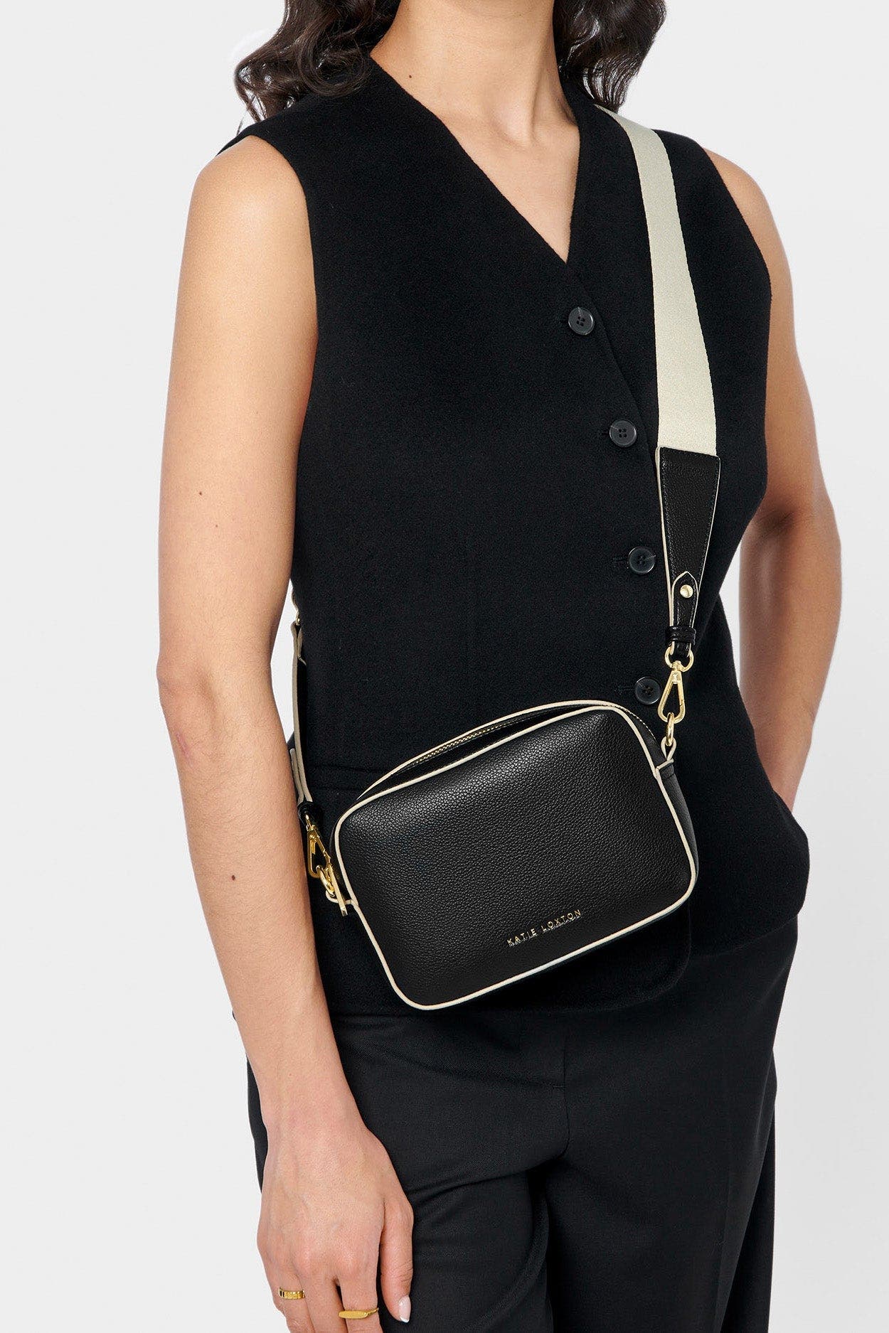 Katie Loxton Marni Mini Crossbody Bag, Alternate, color, Black