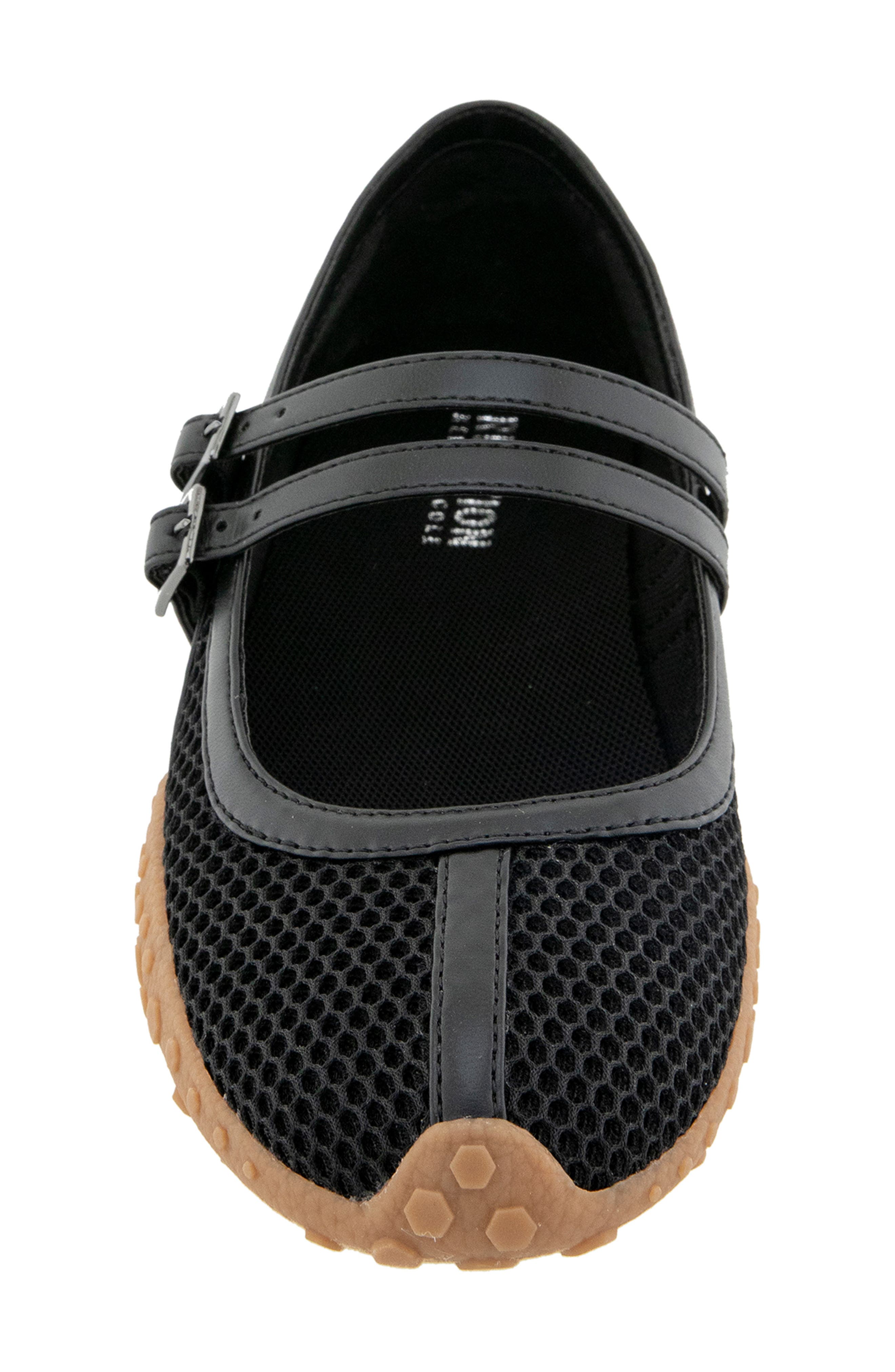 Reaction Kenneth Cole Violeta Mary Jane Flat, Alternate, color, Black Mesh