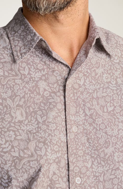 Bonobos Riviera Slim Fit Animal Print Short Sleeve Button-up Shirt