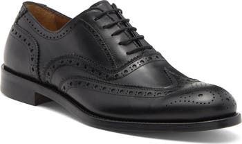 Antonio‎ Maurizi Wingtip NERO Leather Brogue Oxford Antonio Maurizi Wingtip Oxford Brogue Men Leather Dress Shoe  main image 3