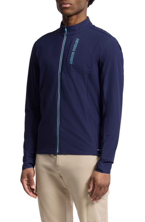 Psycho Bunny Boulder Track Jacket In Blue