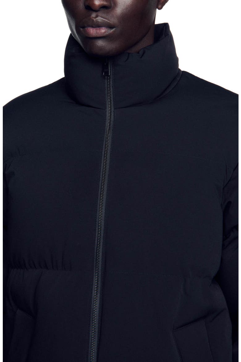 Oversized puffer jacket, Alternate, color, Black