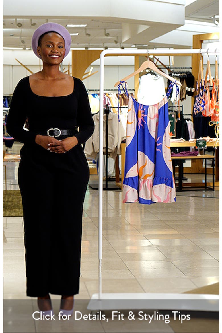 Sunlit Bloom Magnolia Cover-Up Dress video