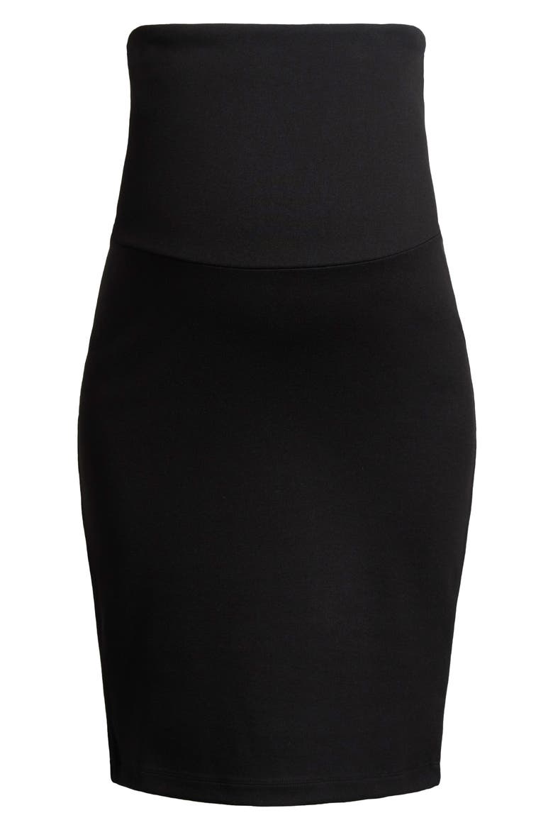 Easy Skirt for Maternity, Alternate, color, BLACK