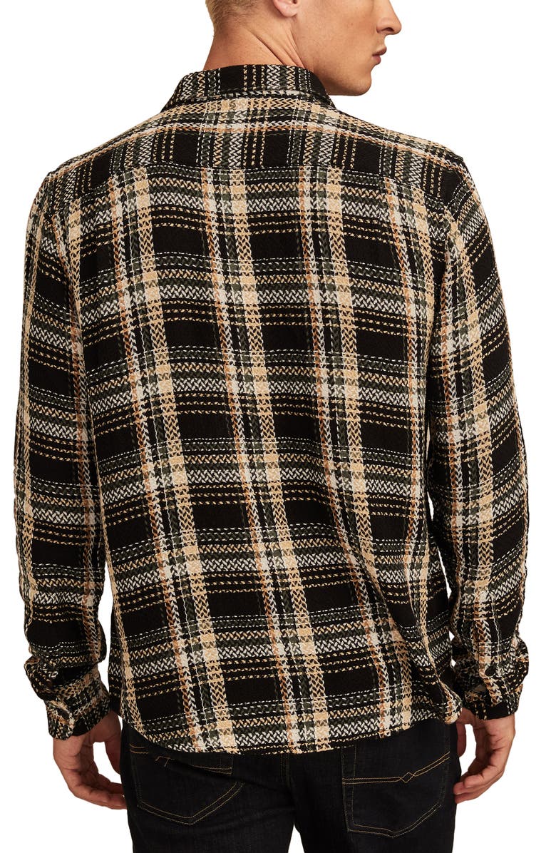 Lucky Brand Humboldt Herringbone Plaid Button-Up Shirt, Alternate, color,