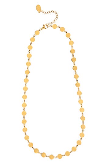 Rivka Friedman Mini Disc Chain Necklace In Gold