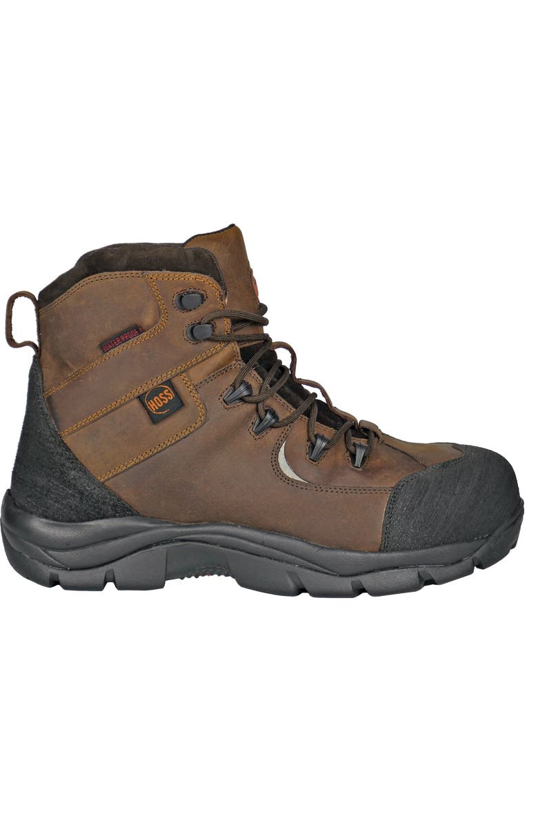 Hoss Boot Company HOSS Ridge Composite Toe Work Boot, Alternate, color, Brown