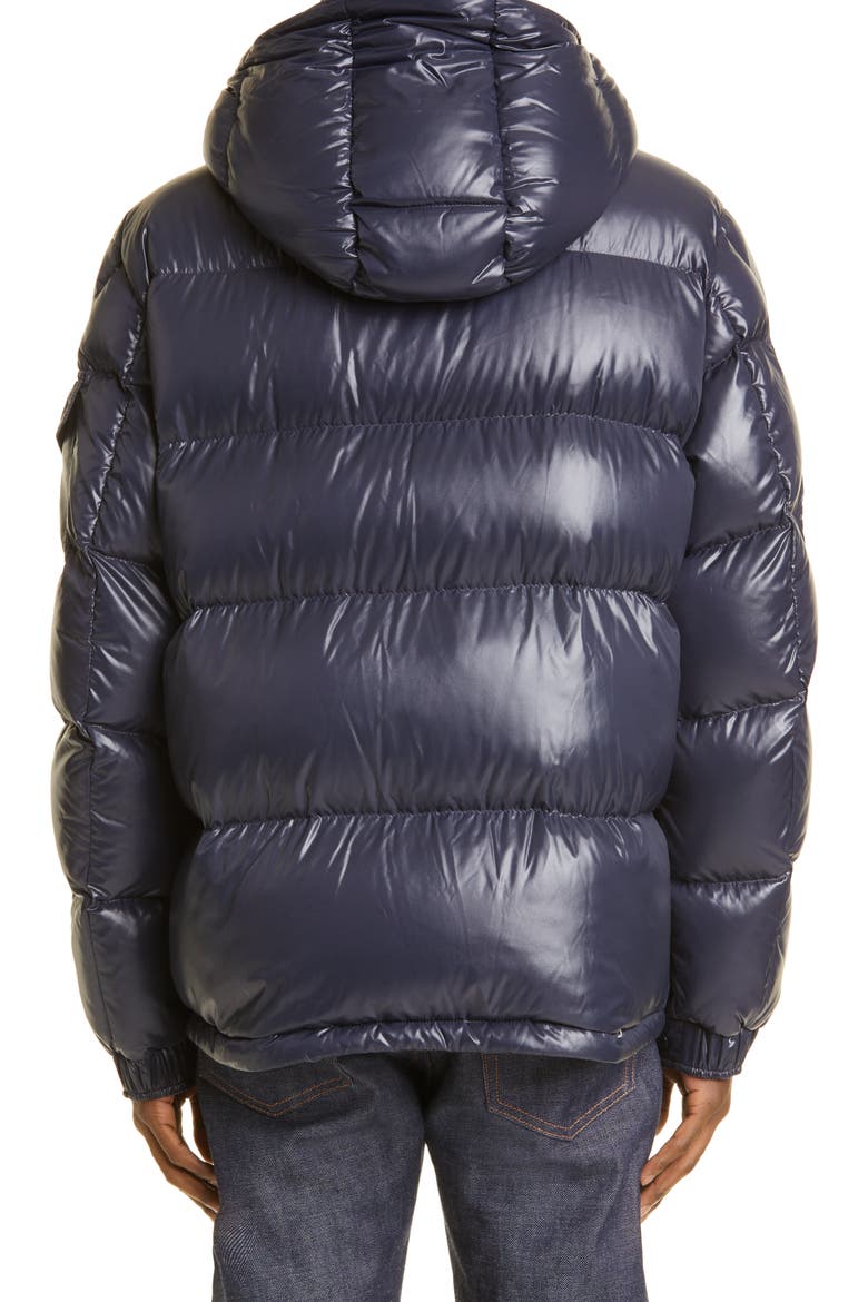 Maury Water Resistant Down Pullover Jacket, Alternate, color, NAVY