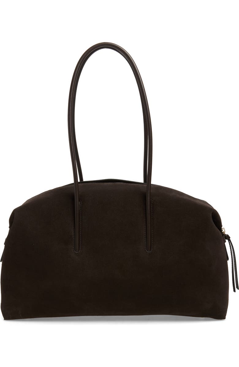 DeMellier The Stockholm Leather Top Handle Bag, Alternate, color, Dark Chocolate
