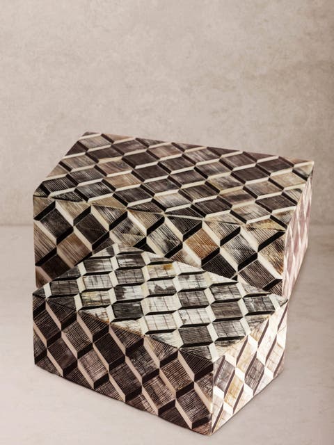 Leela Decorative Boxes, Set of 2