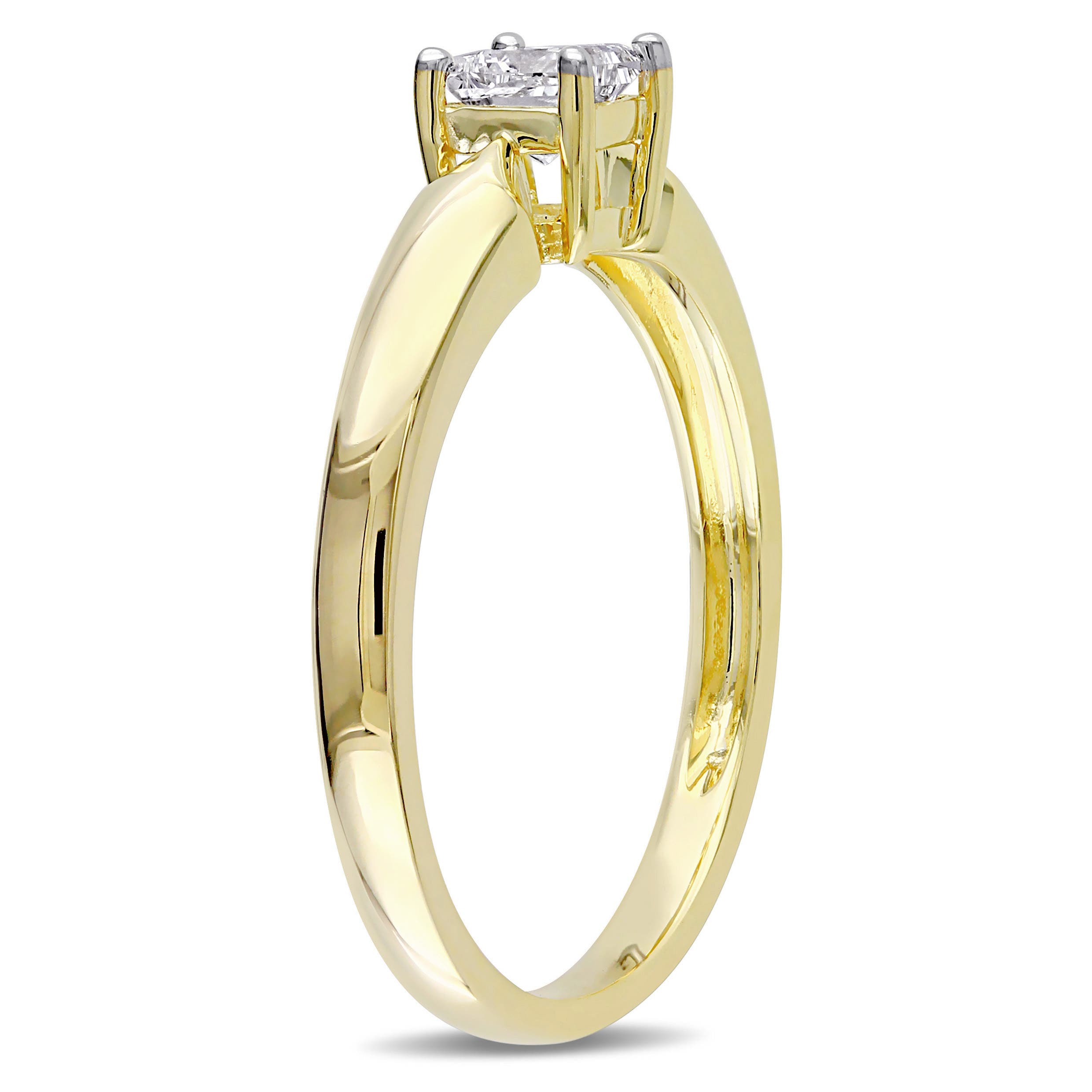 Julianna B. 1/3 CTW Diamond Princess Solitaire Ring 10k (Women) | Nordstrom