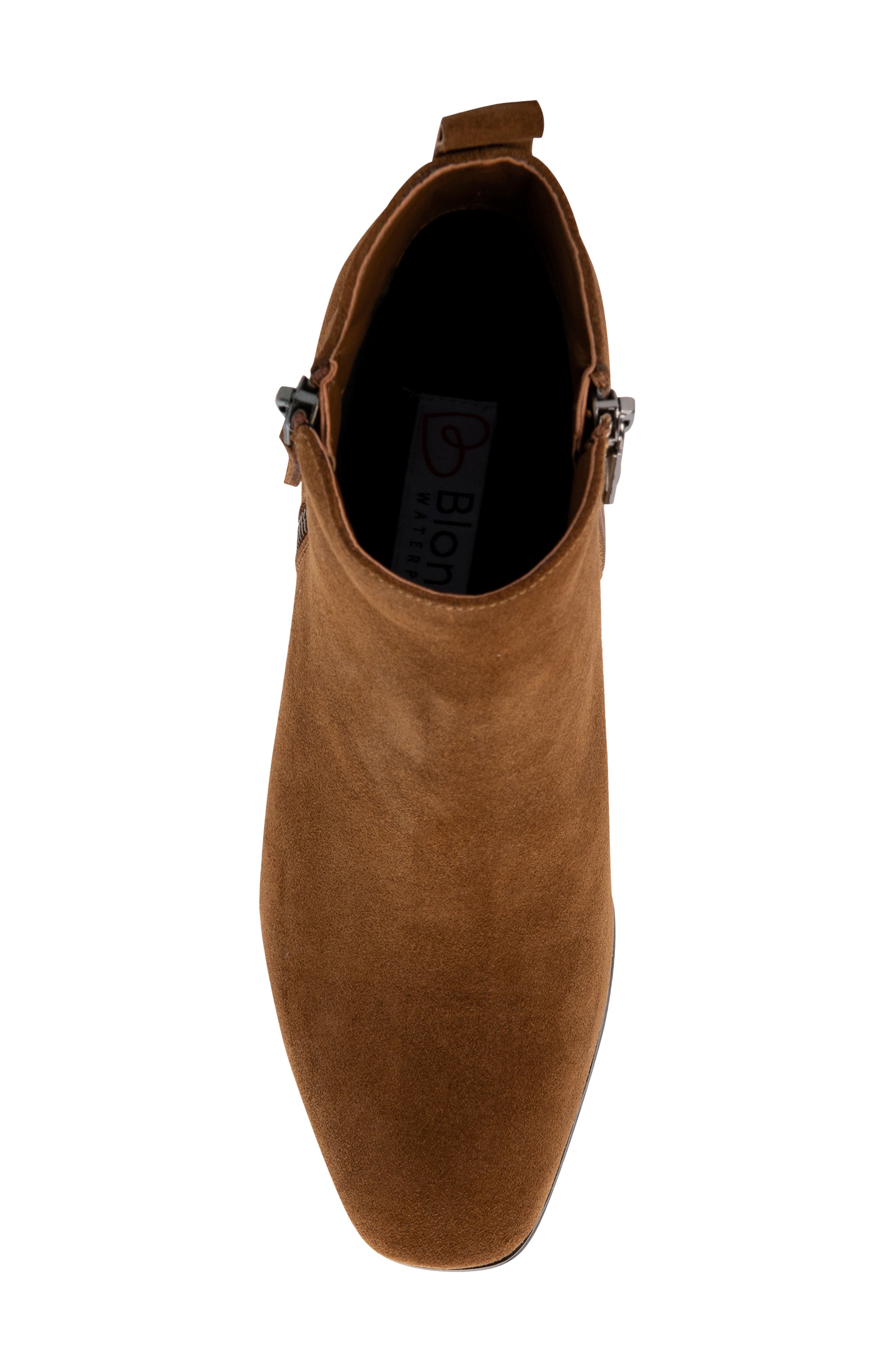 Siena Waterproof Bootie, Alternate, color, CAMEL SUEDE LEATHER