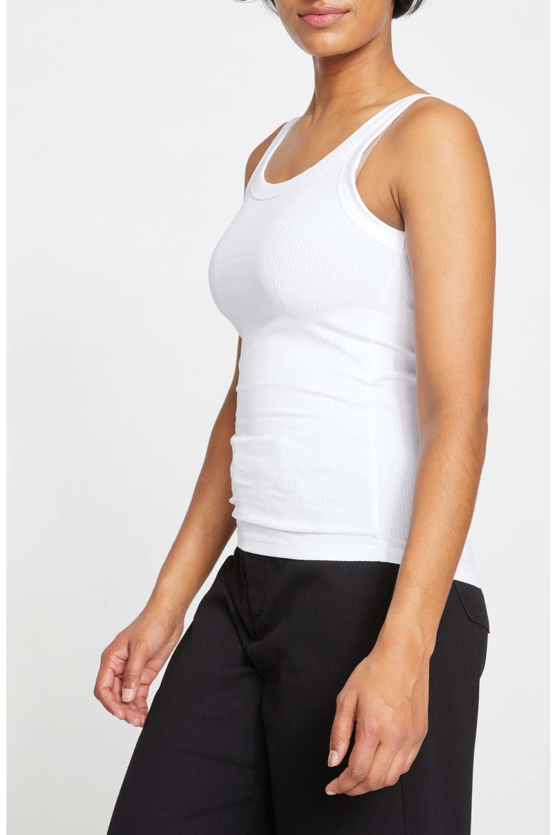 Roitfeld Rib Tank, Alternate, color, WHITE