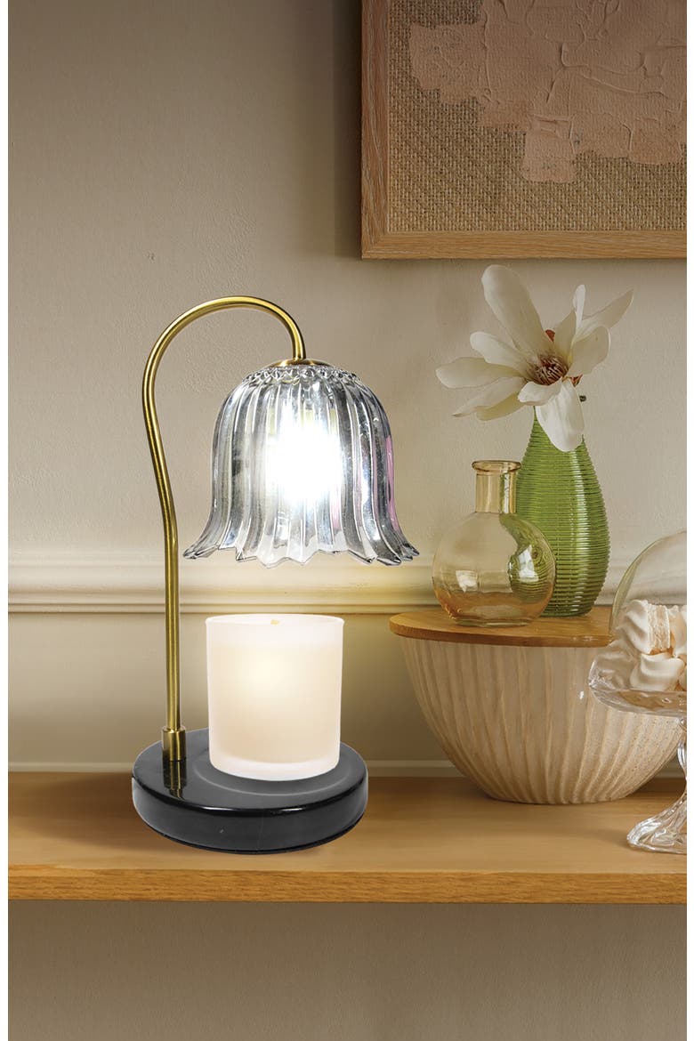 Rosabell Glow Candle Warmer, Alternate, color, BLACK