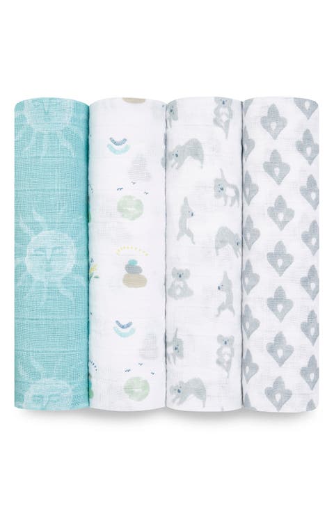 4-Pack Classic Swaddling Cloths