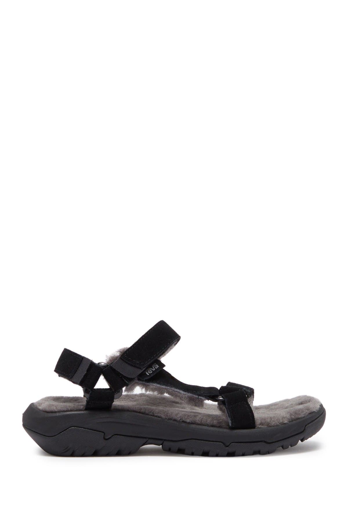 Teva Hurricane Genuine Shearling Lined Sandal, Alternate, color, 