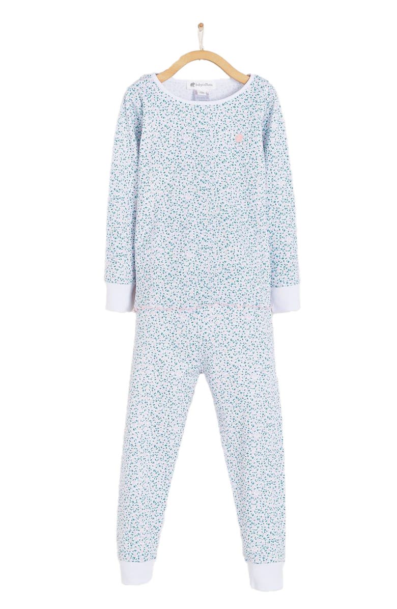 Babycottons Premium Peruvian Pima Cotton Emma Snug Two-Piece Pajamas For Toddler, Main, color, 