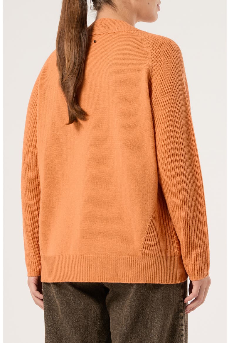 Fulmine V Neck Sweater, Alternate, color, ORANGE