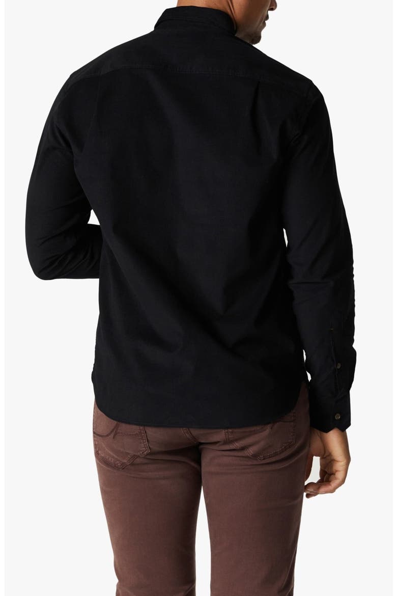 Corduroy Button-Up Shirt, Alternate, color, TOTAL ECLIPSE