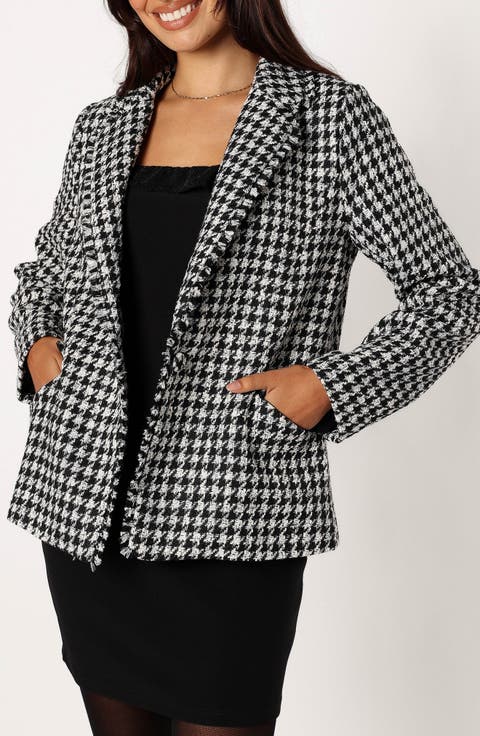 Leighton Houndstooth Blazer