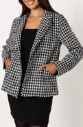 Petal & Pup Leighton Houndstooth Blazer