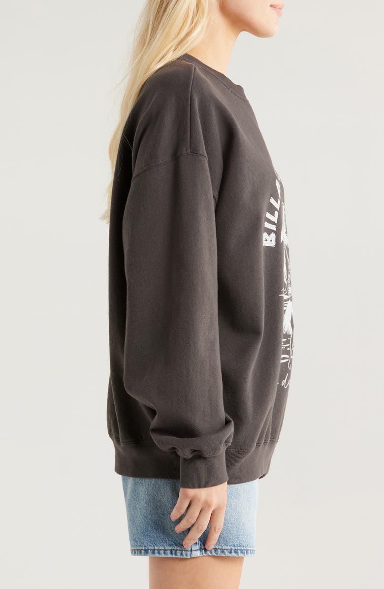Billabong Oversize Ride in Crew Fleece Sweatshirt, Alternate, color, 