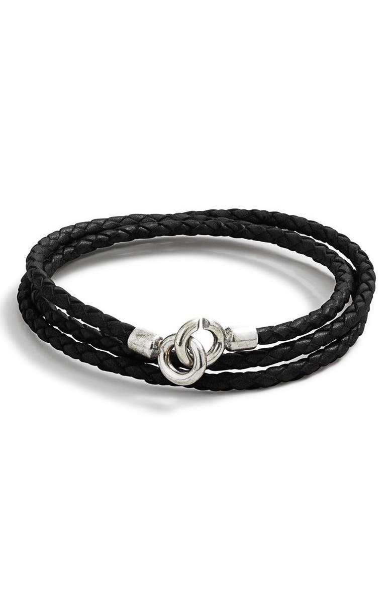 Degs & Sal Braided Wrap Bracelet, Main, color, 