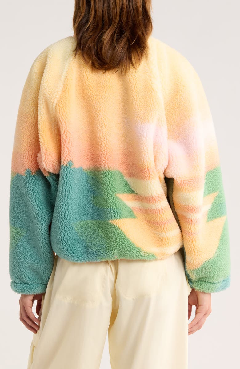 Free People FP Movement Rocky Ridge Fleece Pullover, Alternate, color, Faded Horizon Combo