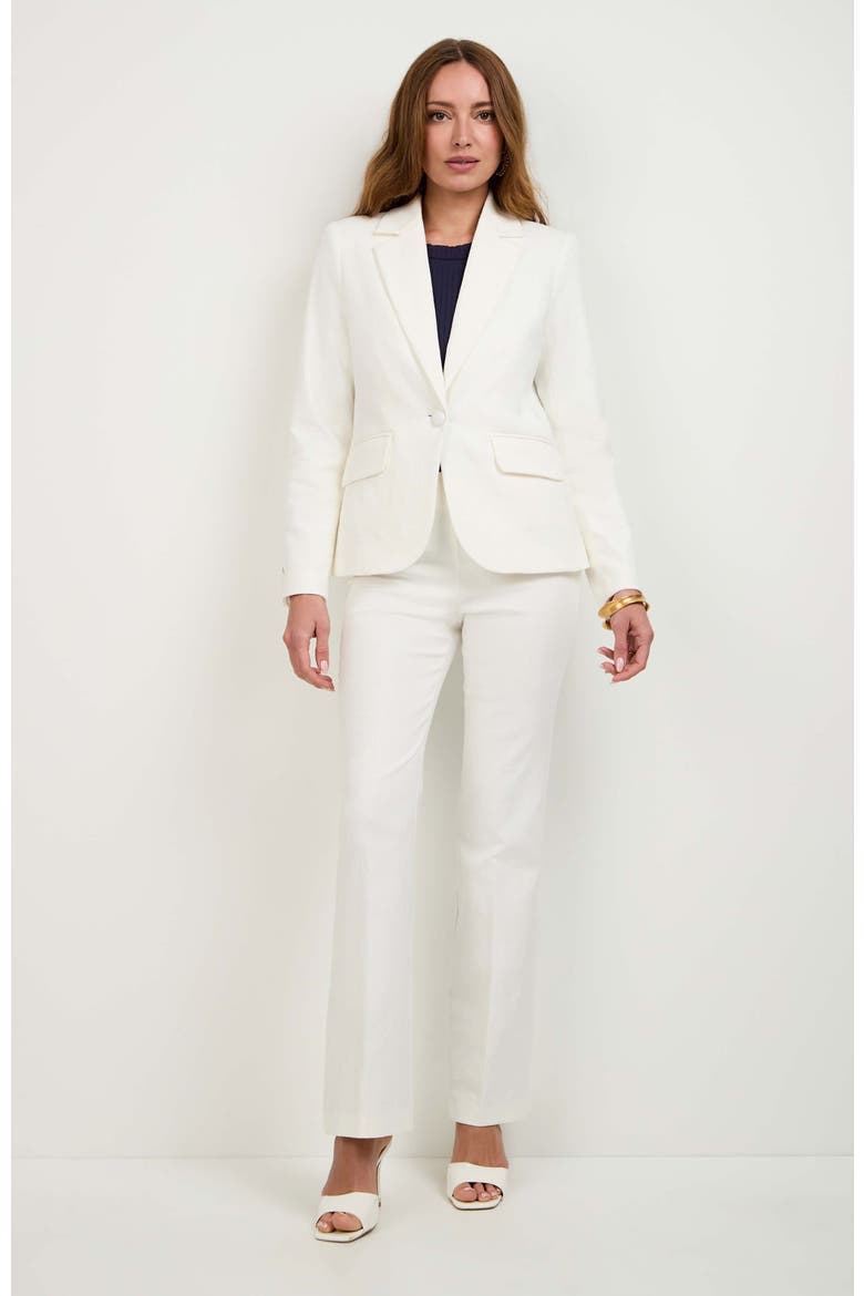 Incanta Fitted Blazer, Main, color, Whitewash
