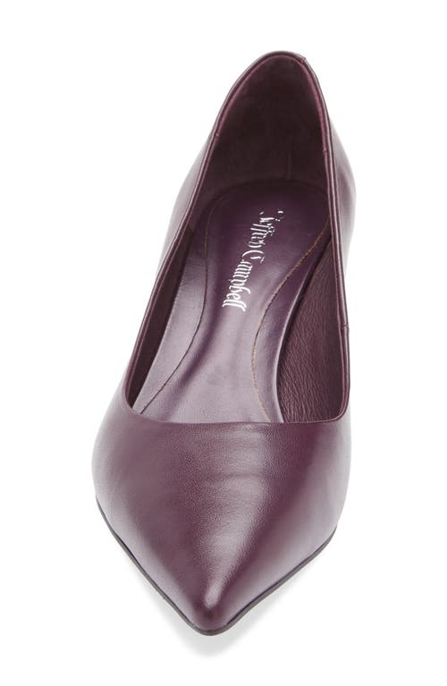 Jeffrey Campbell Miss Maam Pointed Toe Pump In Purple