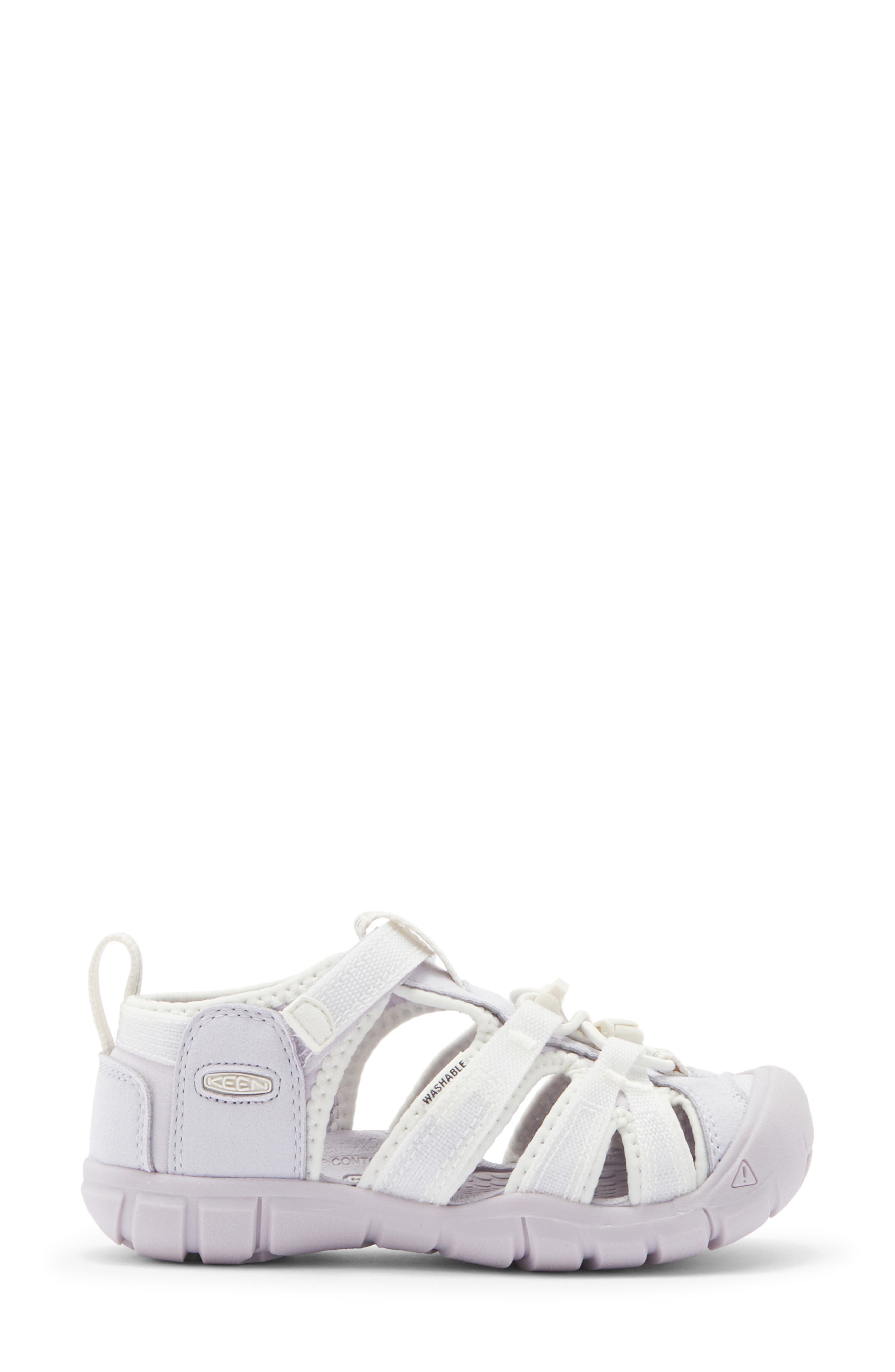 KEEN Kids' Seacamp II CNX Water Friendly Sandal, Alternate, color, Thistle/Star White