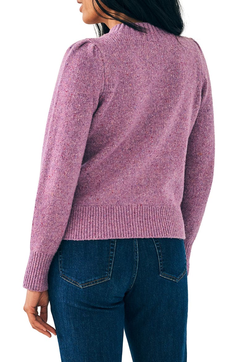 Boone Merino Wool & Alpaca Blend Sweater, Alternate, color, LAVENDER FROST