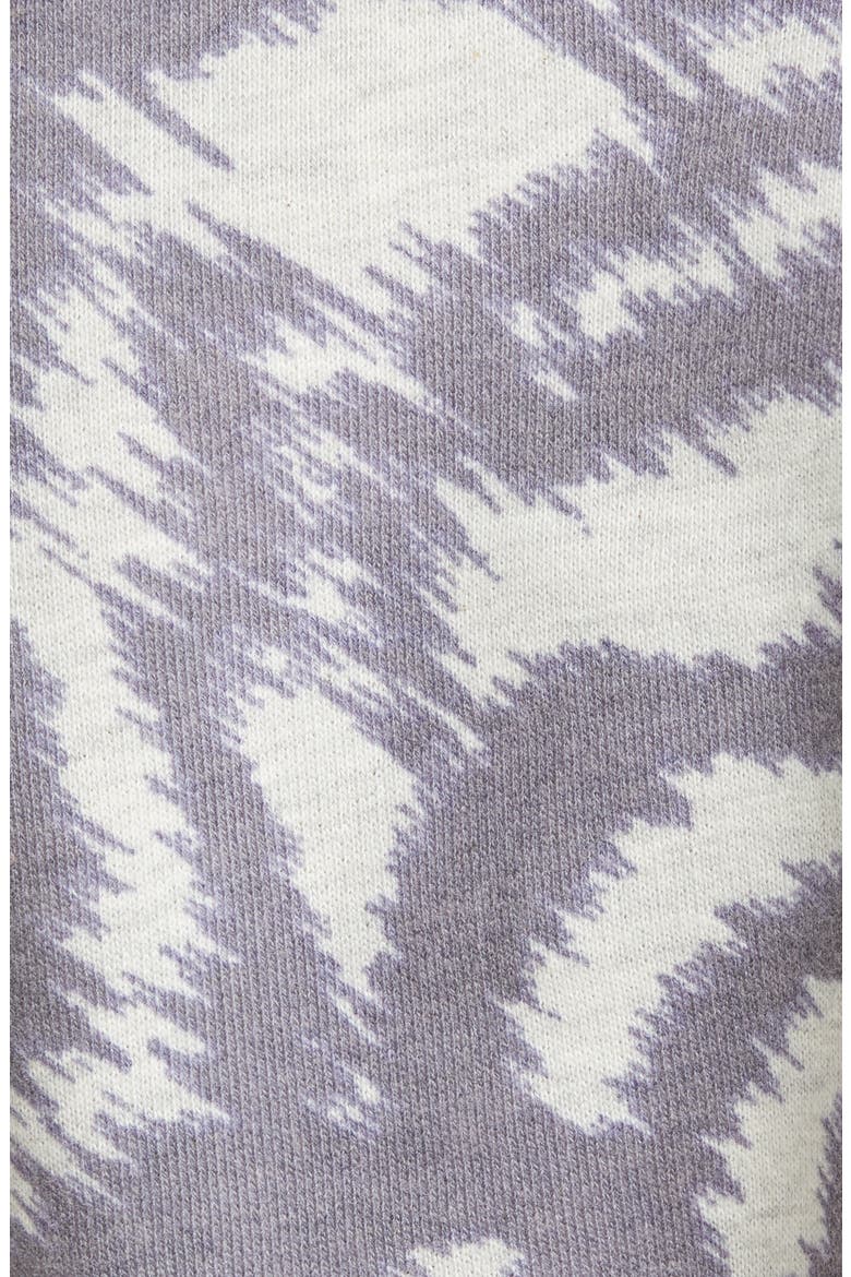 Satrice Zebra Stripe Cotton Blend Top, Alternate, color, NATURAL