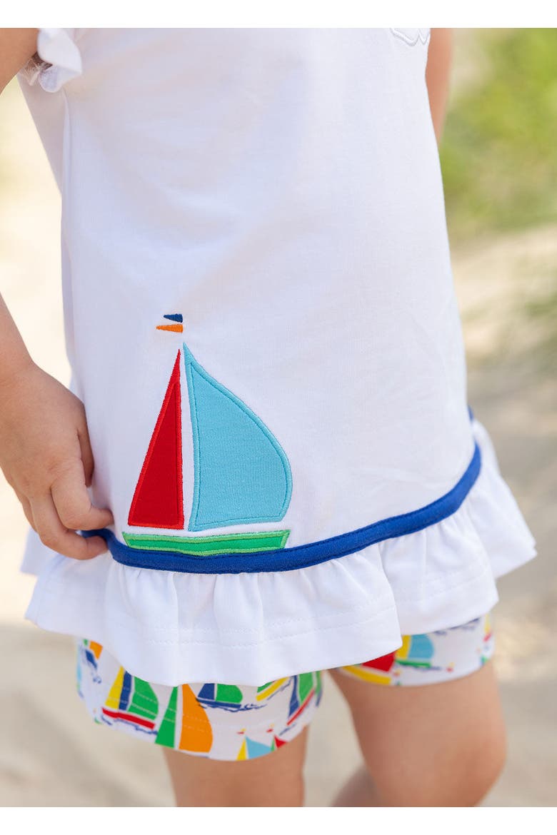 Sailboat Top with Shorts, Alternate, color, White / Multicolor