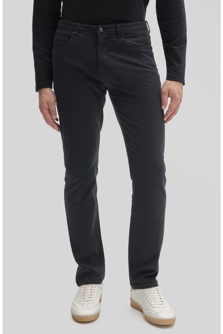 Brad Straight Leg Five Pocket Pants, Main, color, BLACK