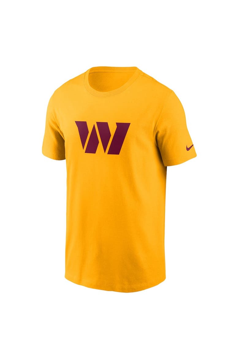Men's Nike Gold Washington Commanders Primary Logo T-Shirt, Alternate, color, Gold