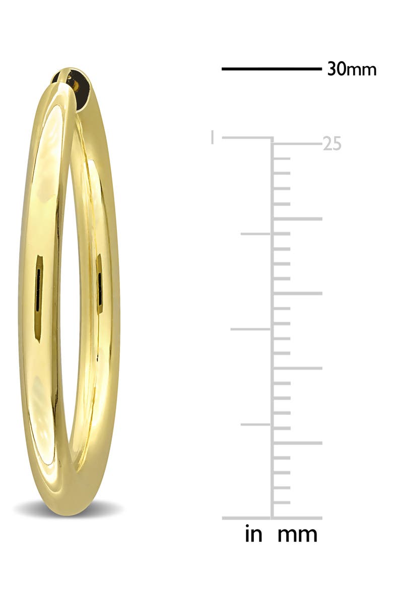 DELMAR 10K Gold Hoop Earrings, 30mm, Alternate, color, 