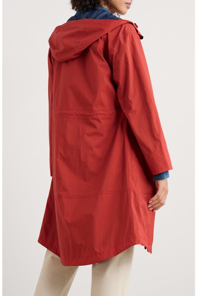 Mistborne Waterproof Hooded Raincoat, Alternate, color, DARK CINNAMON