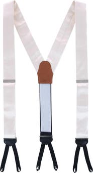 Trafalgar Sutton Solid Silk Suspenders