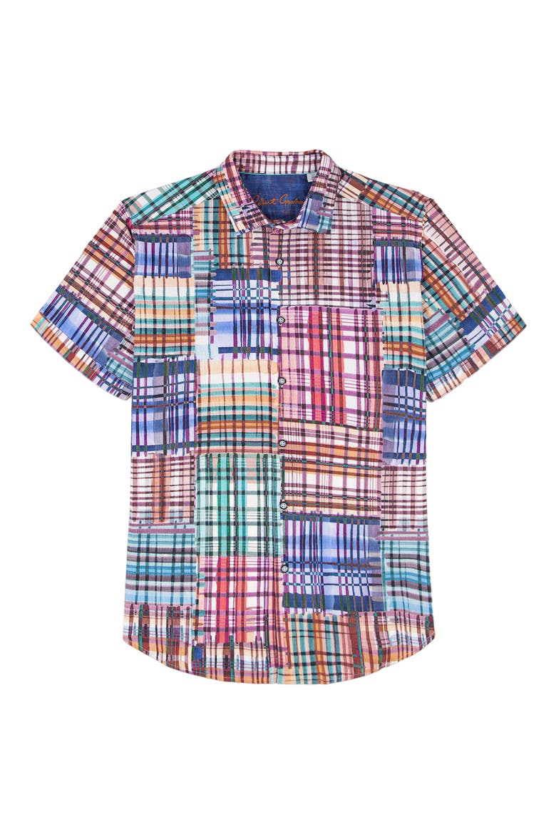 Murdoch Short Sleeve Button-Up Shirt, Alternate, color, MULTI
