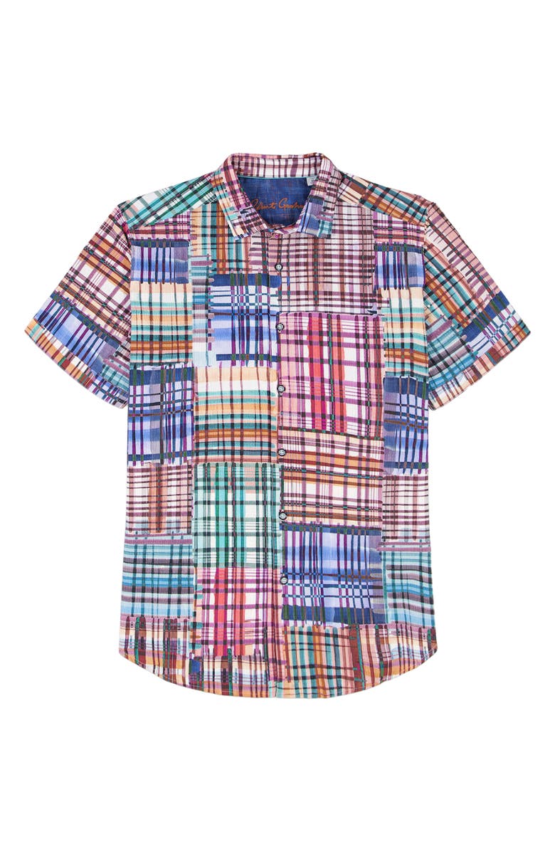 Robert Graham Murdoch Short Sleeve Button-Up Shirt, Alternate, color, 