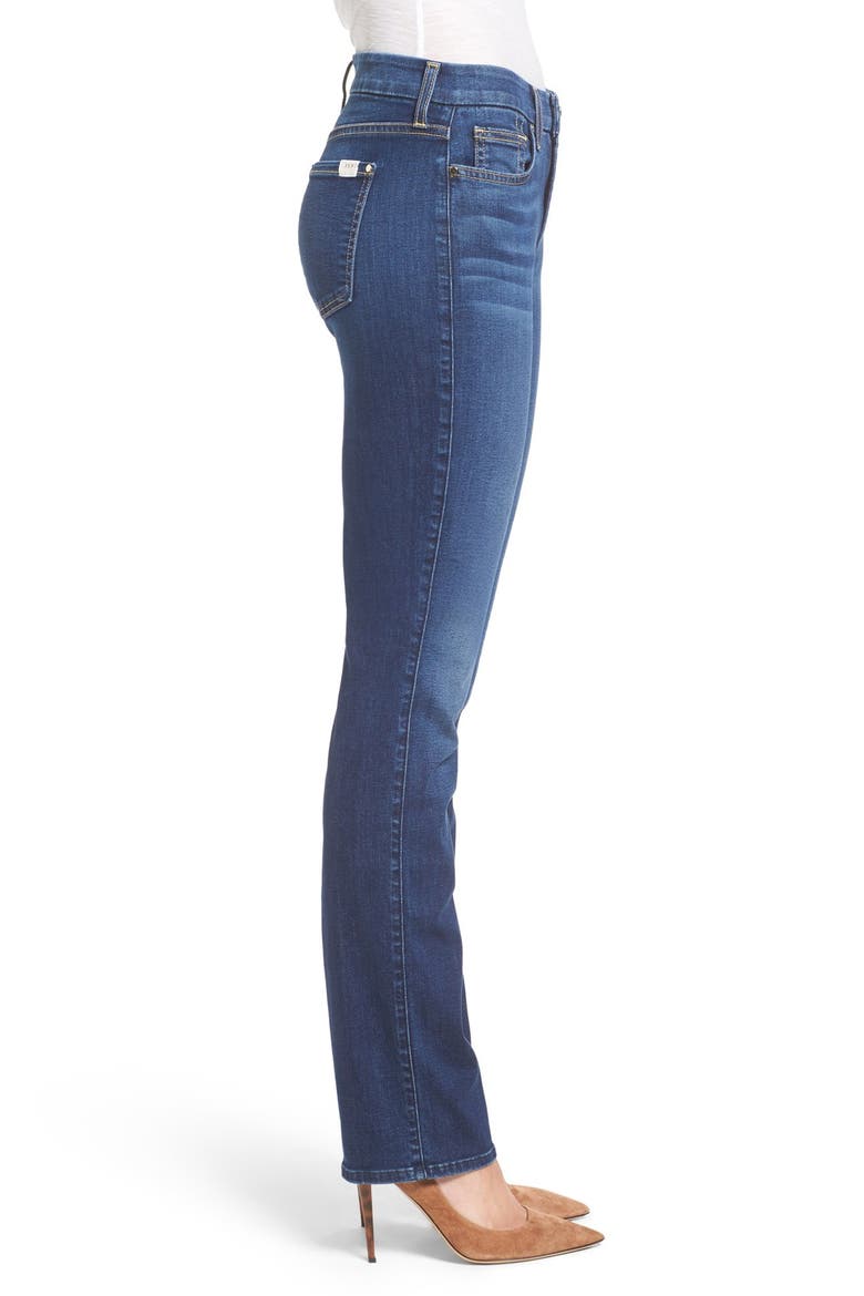 Stretch Slim Straight Leg Jeans, Alternate, color, RICHE TOUCH CLASSIC MEDIUM