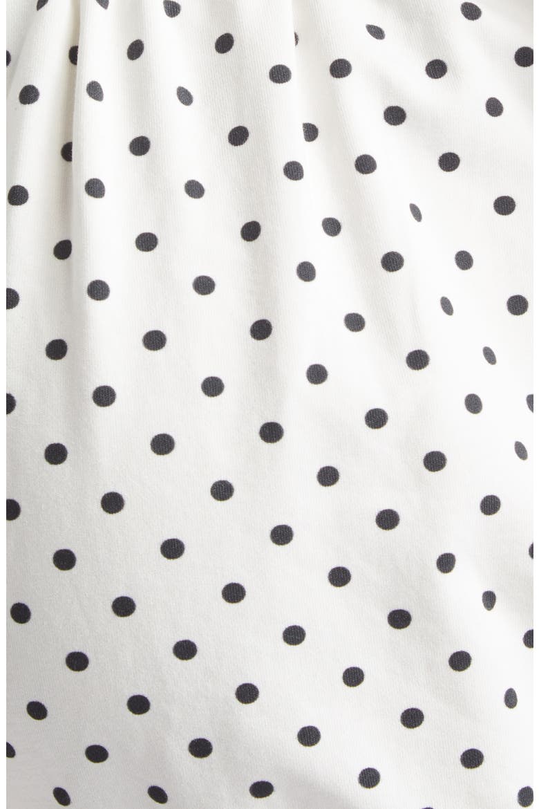 Tommy Polka Dot Shorts, Alternate, color, IVORY BLACK POLKA DOT