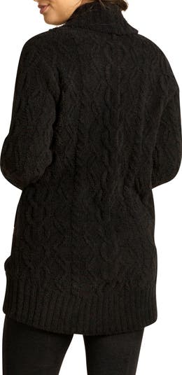 Barefoot Dreams® CozyChic™ Cable Knit Shawl Collar Cardigan