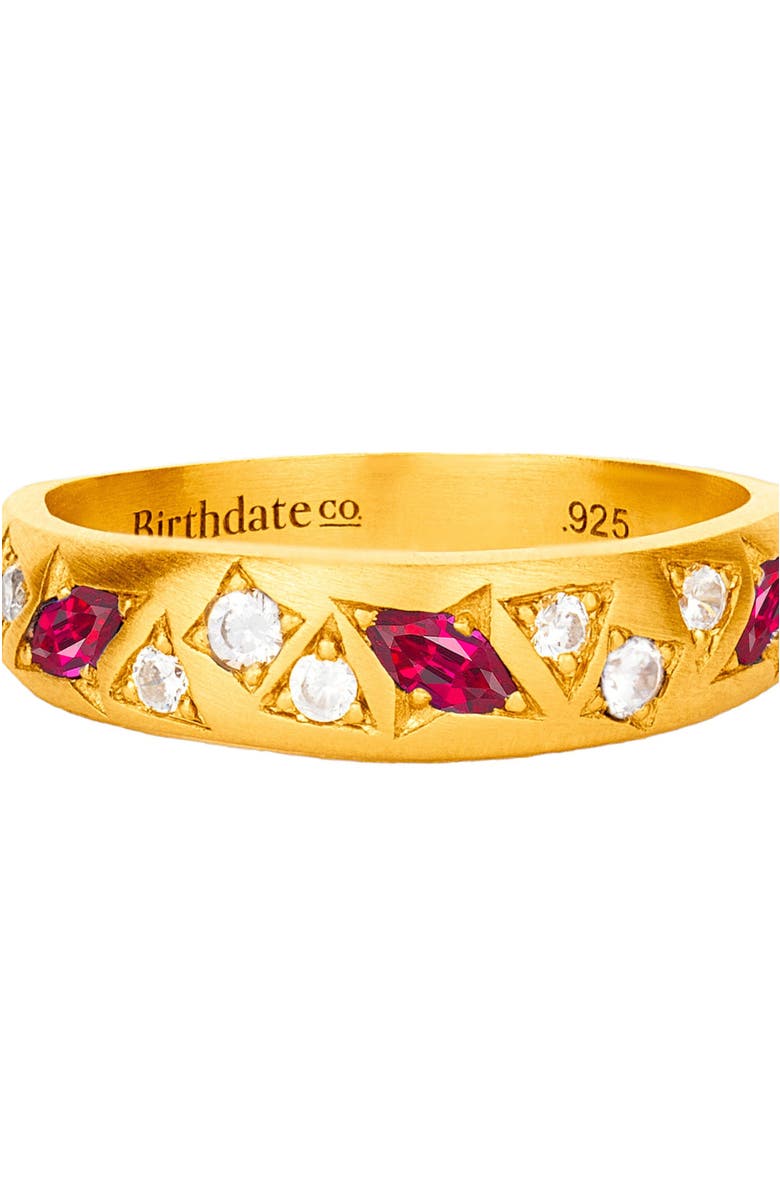 Birthdate Co. The July Birthstone Ring, Alternate, color,