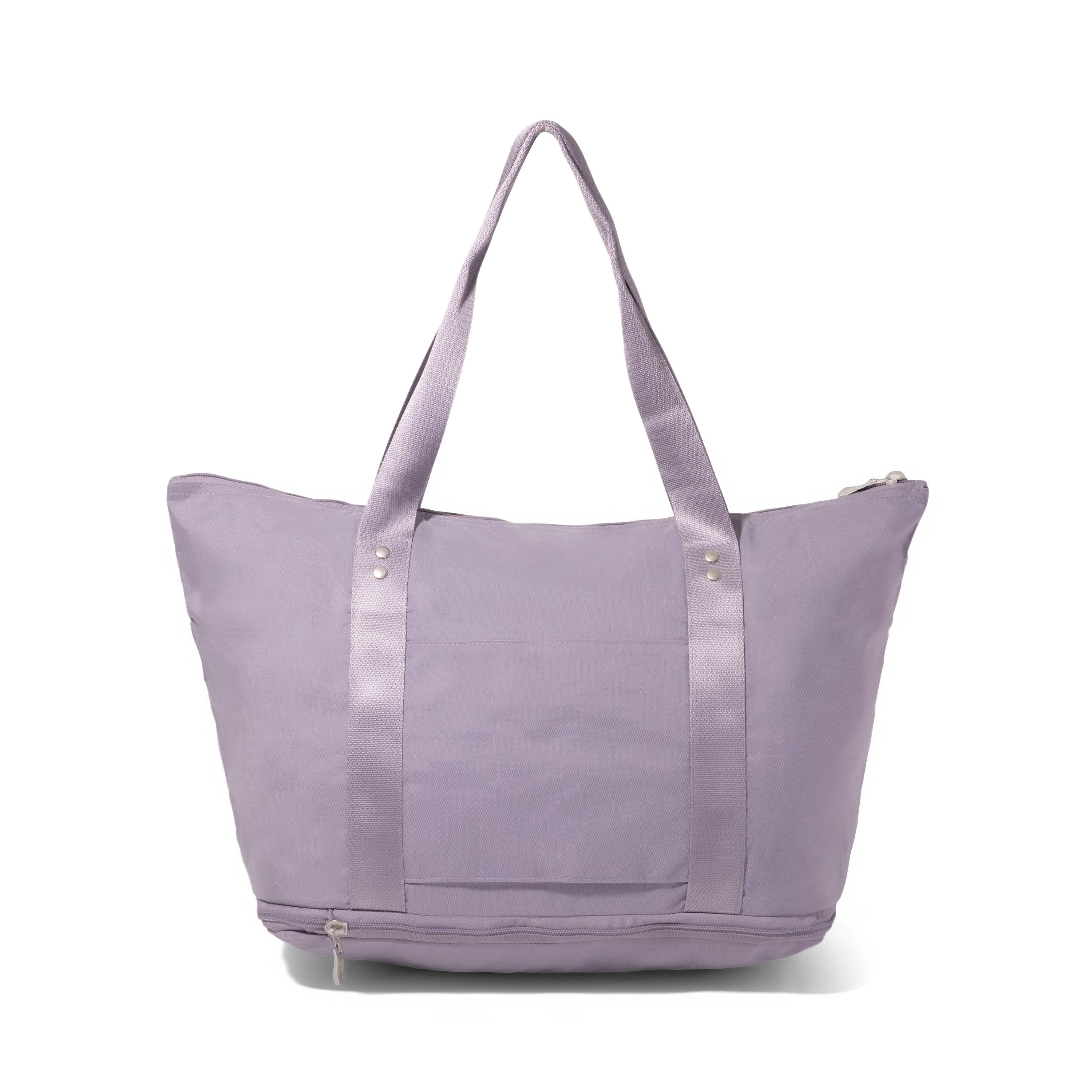 Carryall Expandable Packable Weekender Tote Bag, Alternate, color, LILAC
