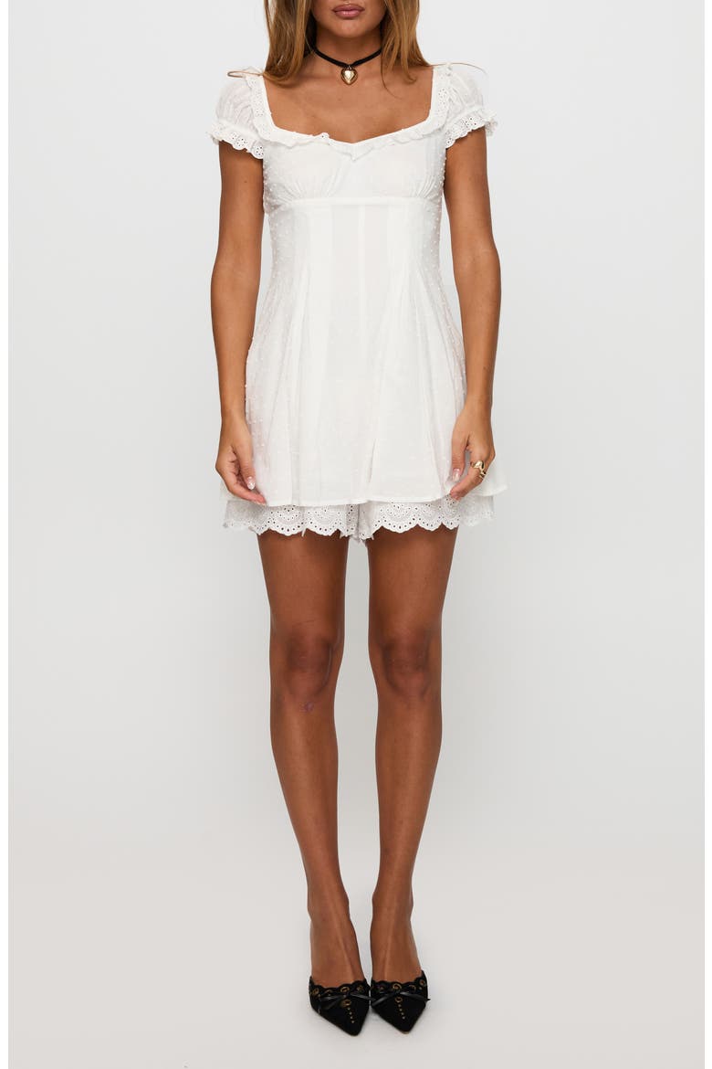 Want Your Love Minidress, Main, color, WHITE